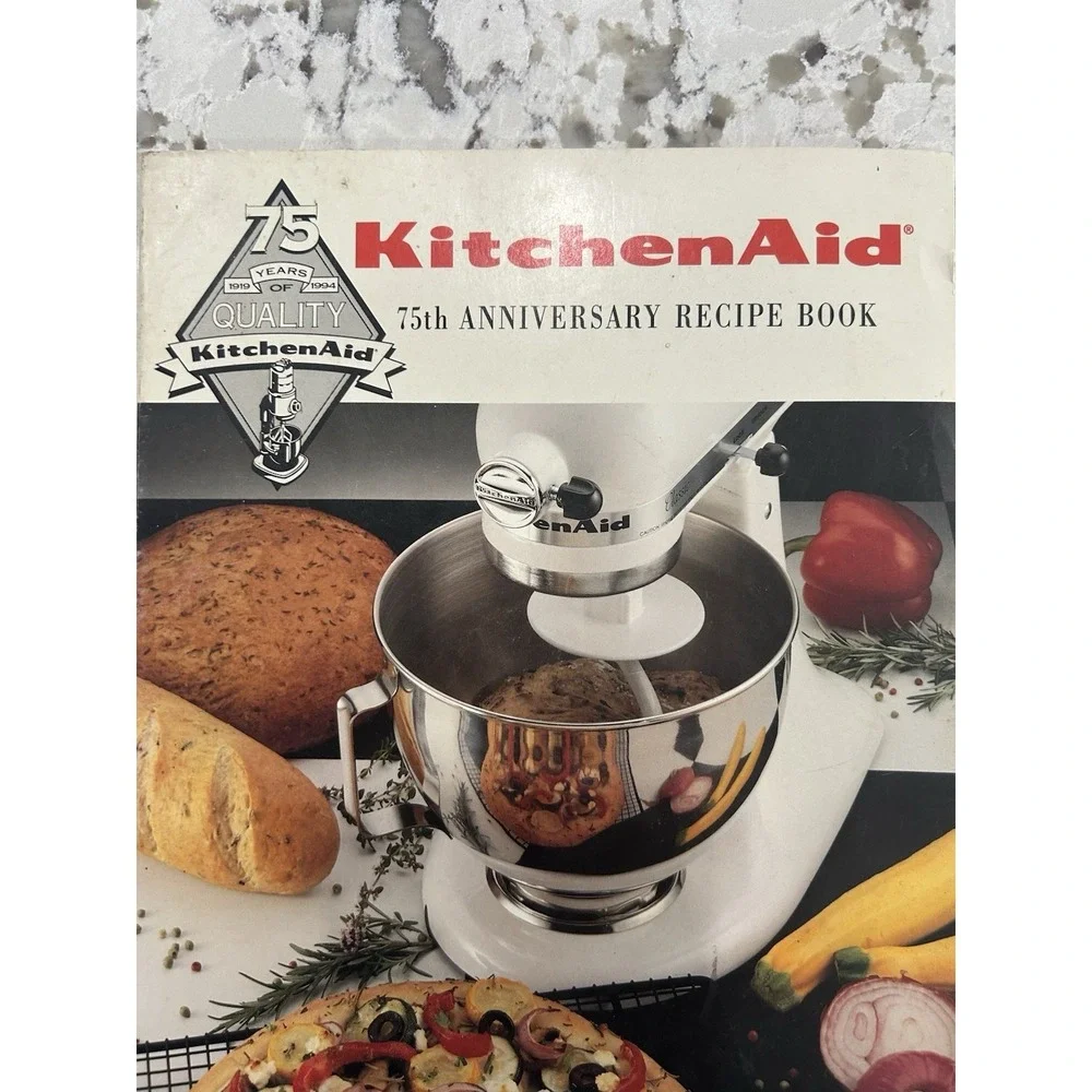 KitchenAid Kitchen Aid 75th Anniversary Recipe Book RARE HTF 1993 Whirlpool Corp